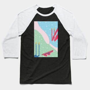 Five of Wands Baseball T-Shirt